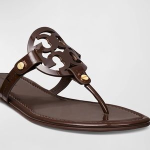 Tory Burch Miller Patent Leather Sandals